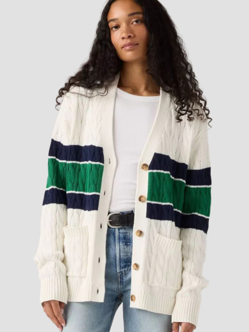 Женский белый кардиган LEVIS модель 000O0;0007 Фото