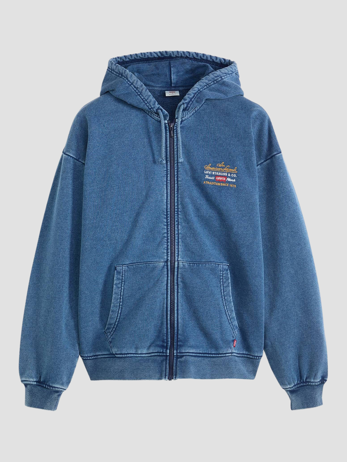 Чоловіча синя кофта на блискавці LEVIS модель 003W1;0000 Фото