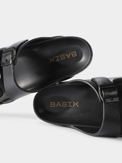 Шльопанці BASIX модель 04 BLACK — фото 3 - INTERTOP