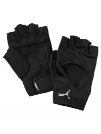 Чорний - Рукавички для спорту PUMA Tr Ess Cut Fingered Gloves