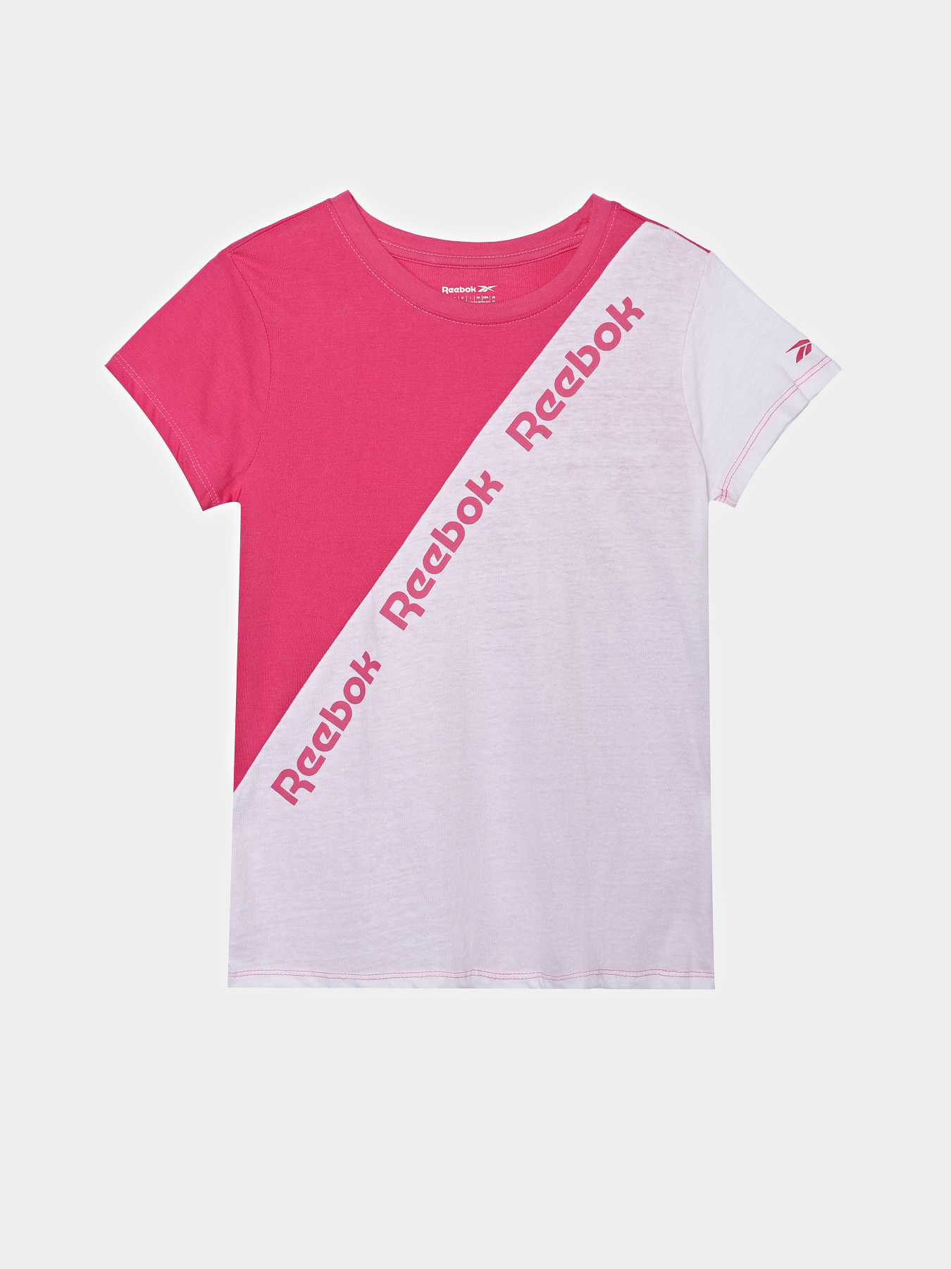 Футболка Reebok модель H4556RG_PINK/GREY Фото