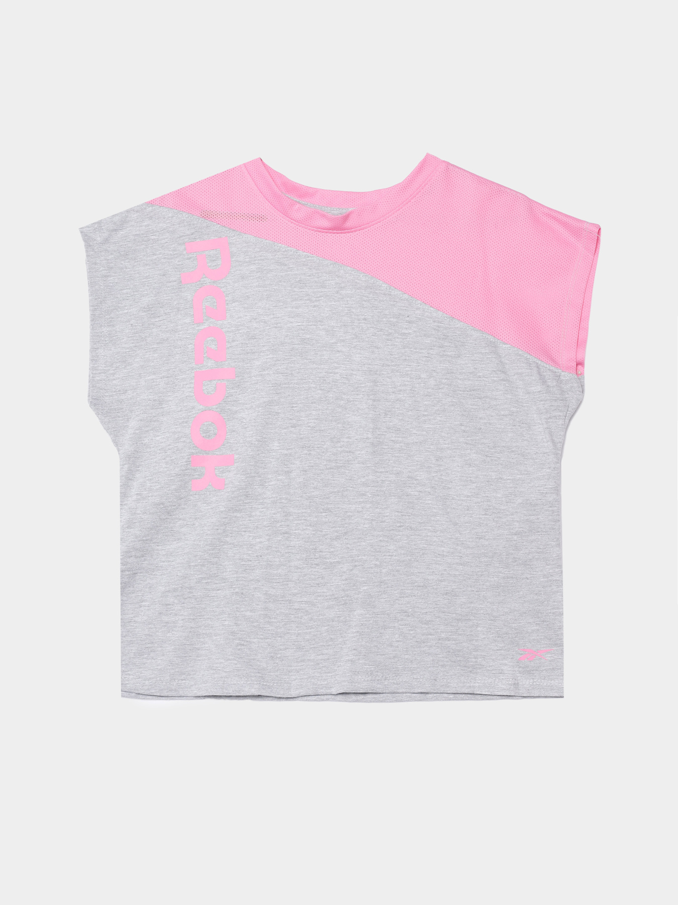 Футболка Reebok модель H4558RG_PINK/GREY Фото