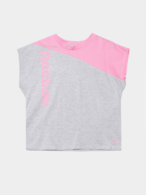 Футболка Reebok модель H4558RG_PINK/GREY Фото