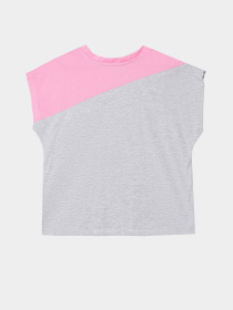 Футболка Reebok модель H4558RG_PINK/GREY Фото