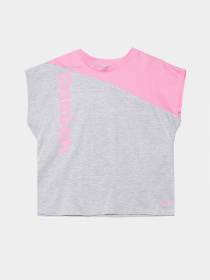 Футболка Reebok модель H4558RG_PINK/GREY Фото