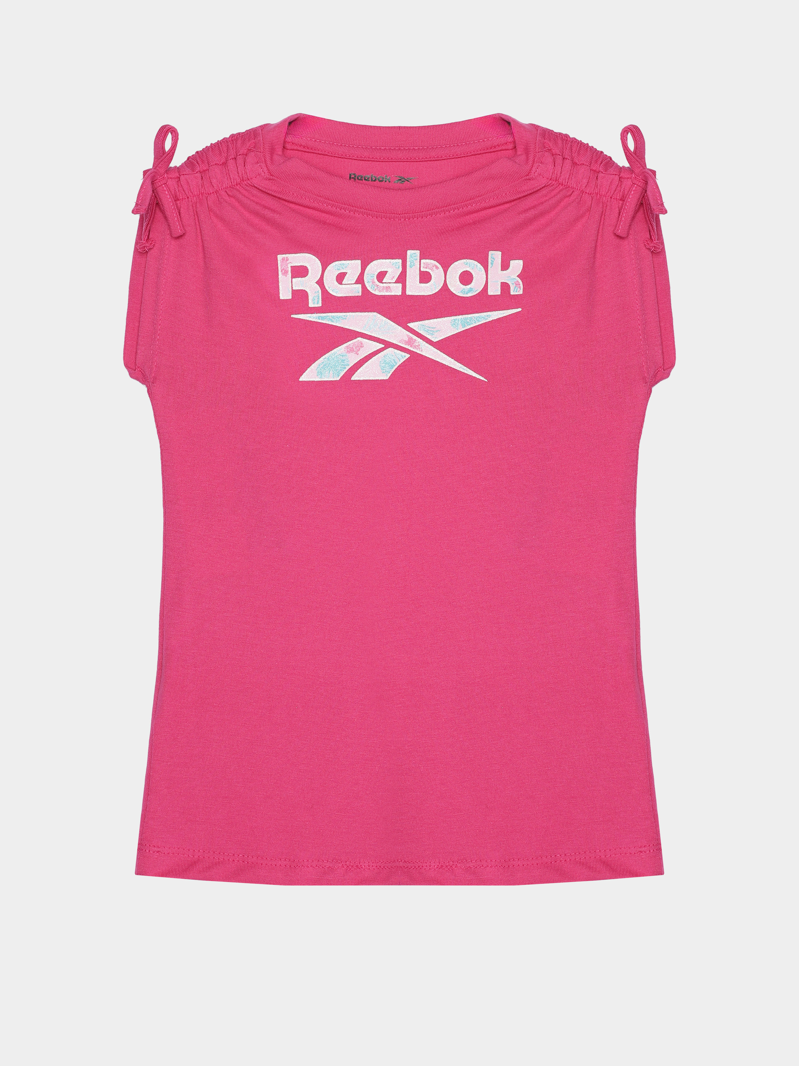 Бавовняна Дитяча Сукня міді Reebok  (0A43) колір рожевий Reebok - купити в Україні