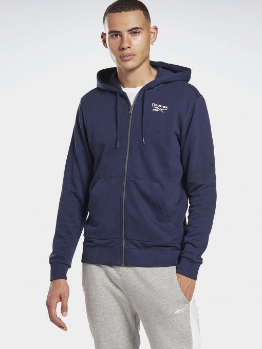 Спортивна кофта Reebok IDENTITY ZIP-UP модель GJ0644 Фото