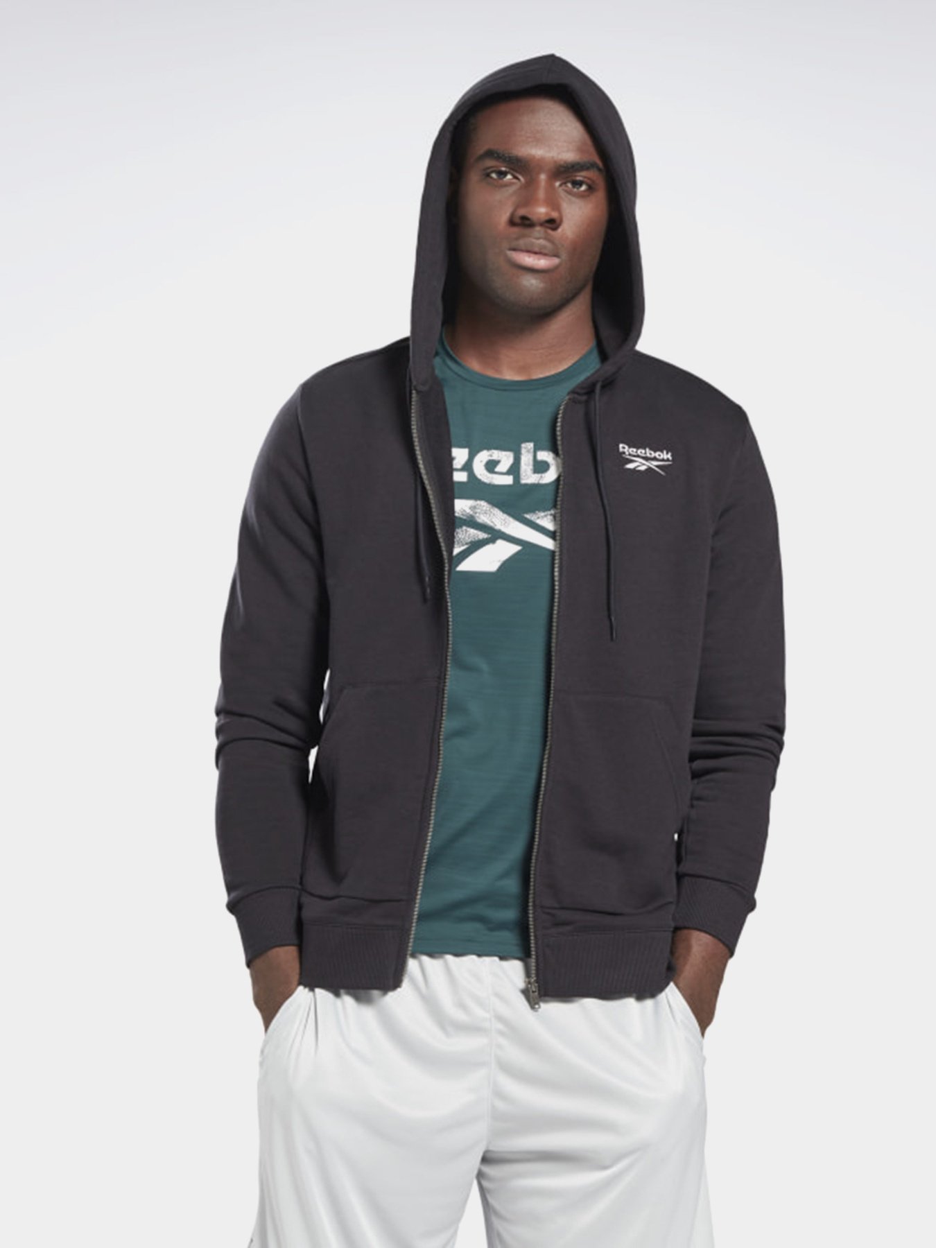 Кофта спортивная Reebok IDENTITY ZIP-UP модель GL3145 Фото