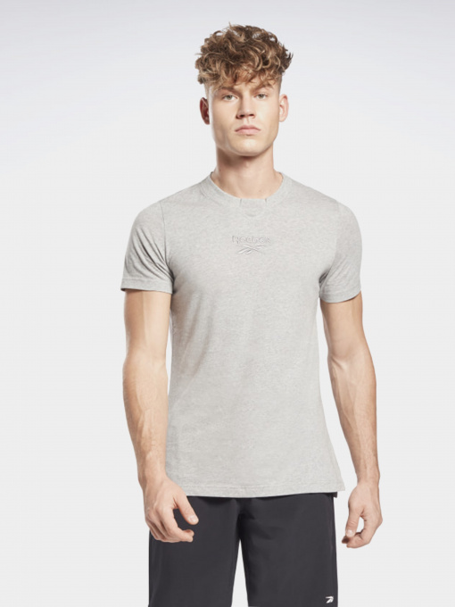 Футболки и поло Reebok TE MELANGE SS модель GI8658 Фото