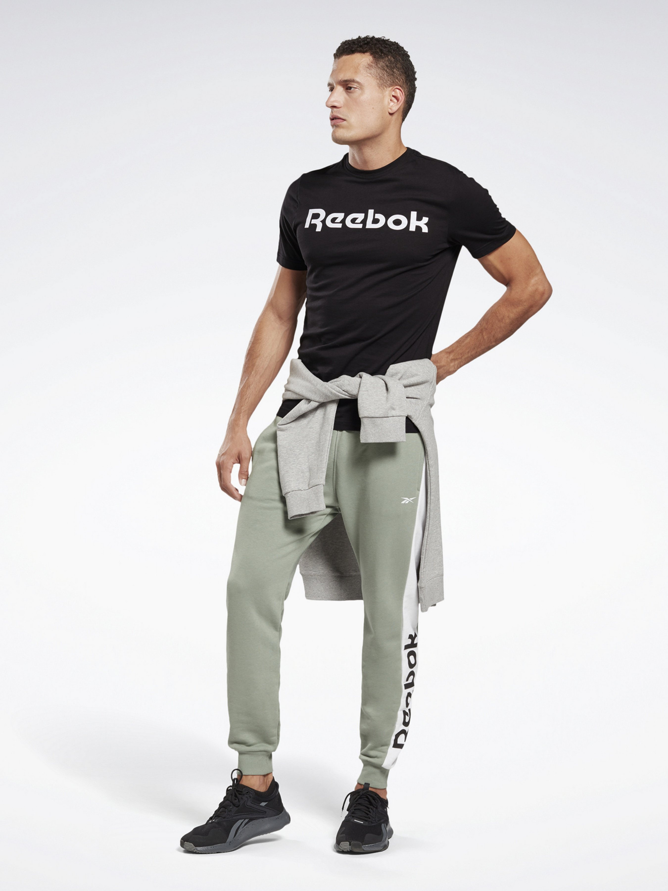 Футболка Reebok Graphic Series Linear Logo модель GJ0136 Фото