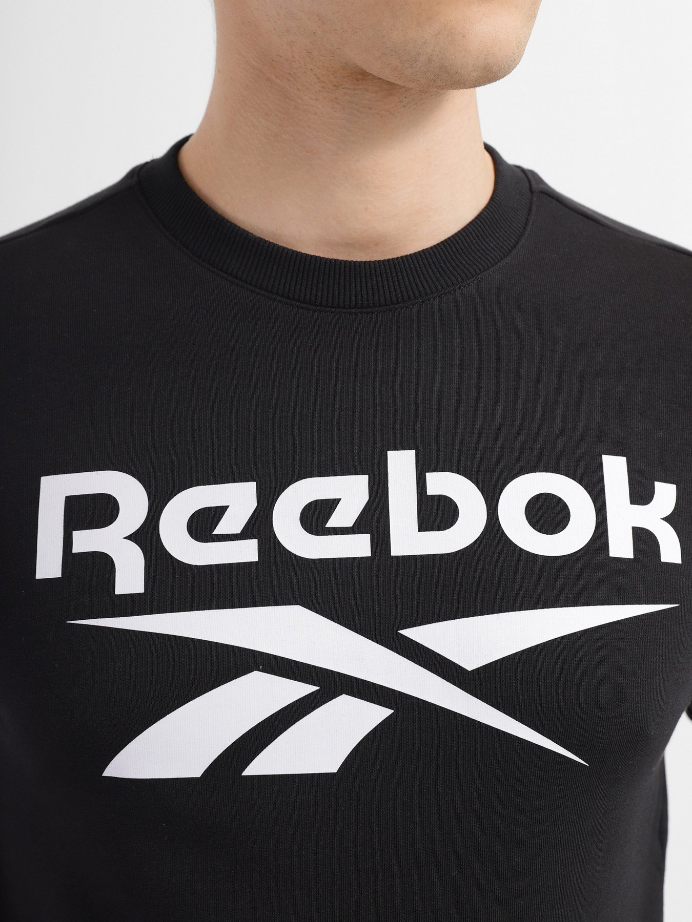 Свитшот Reebok Identity Big Logo Crew модель GL3166 Фото