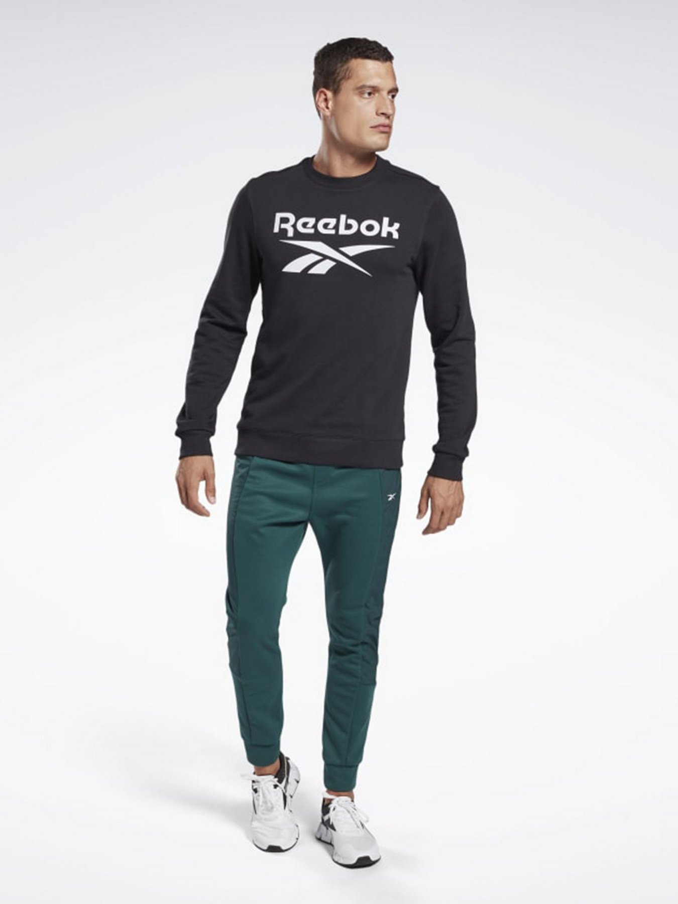 Свитшот Reebok Identity Big Logo Crew модель GL3166 Фото