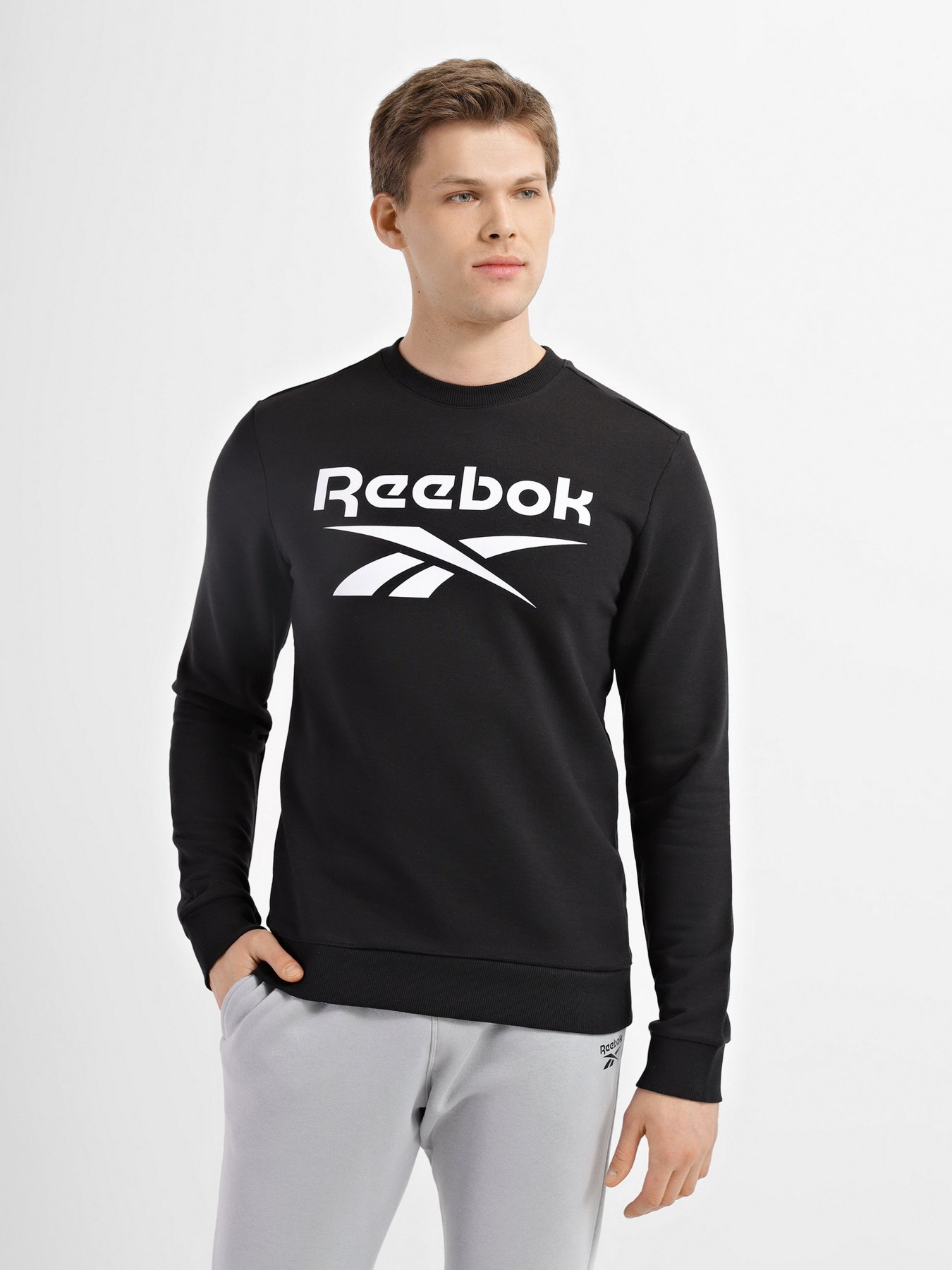 Свитшот Reebok Identity Big Logo Crew модель GL3166 Фото