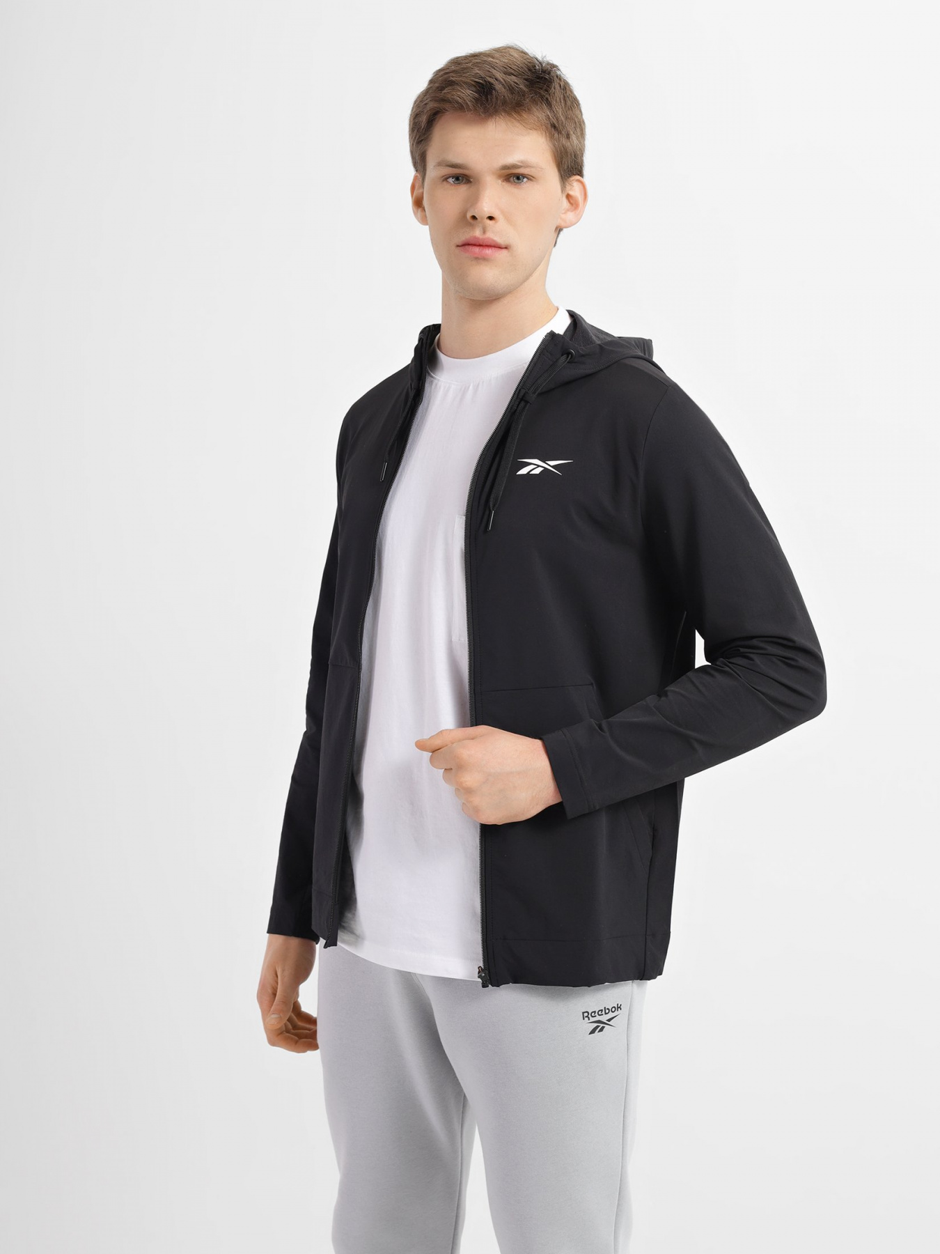 Кофта спортивная Reebok Performance Woven Zip Up модель H44116 Фото