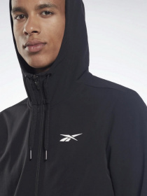 Спортивная кофта Reebok Performance Woven Zip Up модель H44116 Спортивная кофта Reebok Performance Woven Zip Up модель H44116 Фото