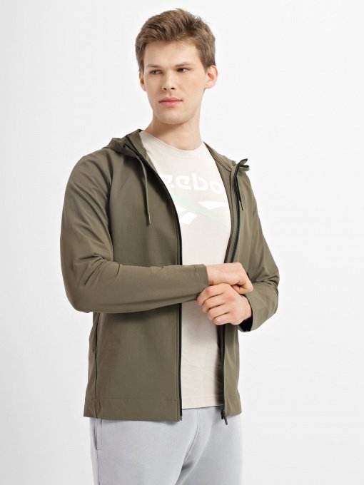 Кофта спортивная Reebok Performance Woven Zip Up модель H44117 Фото