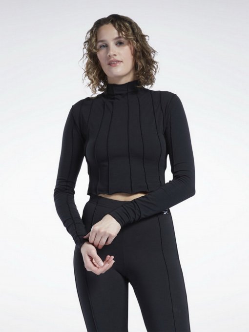 Лонгслив Reebok CLASSICS LETTUCE EDGE SEAM модель H46799 Фото