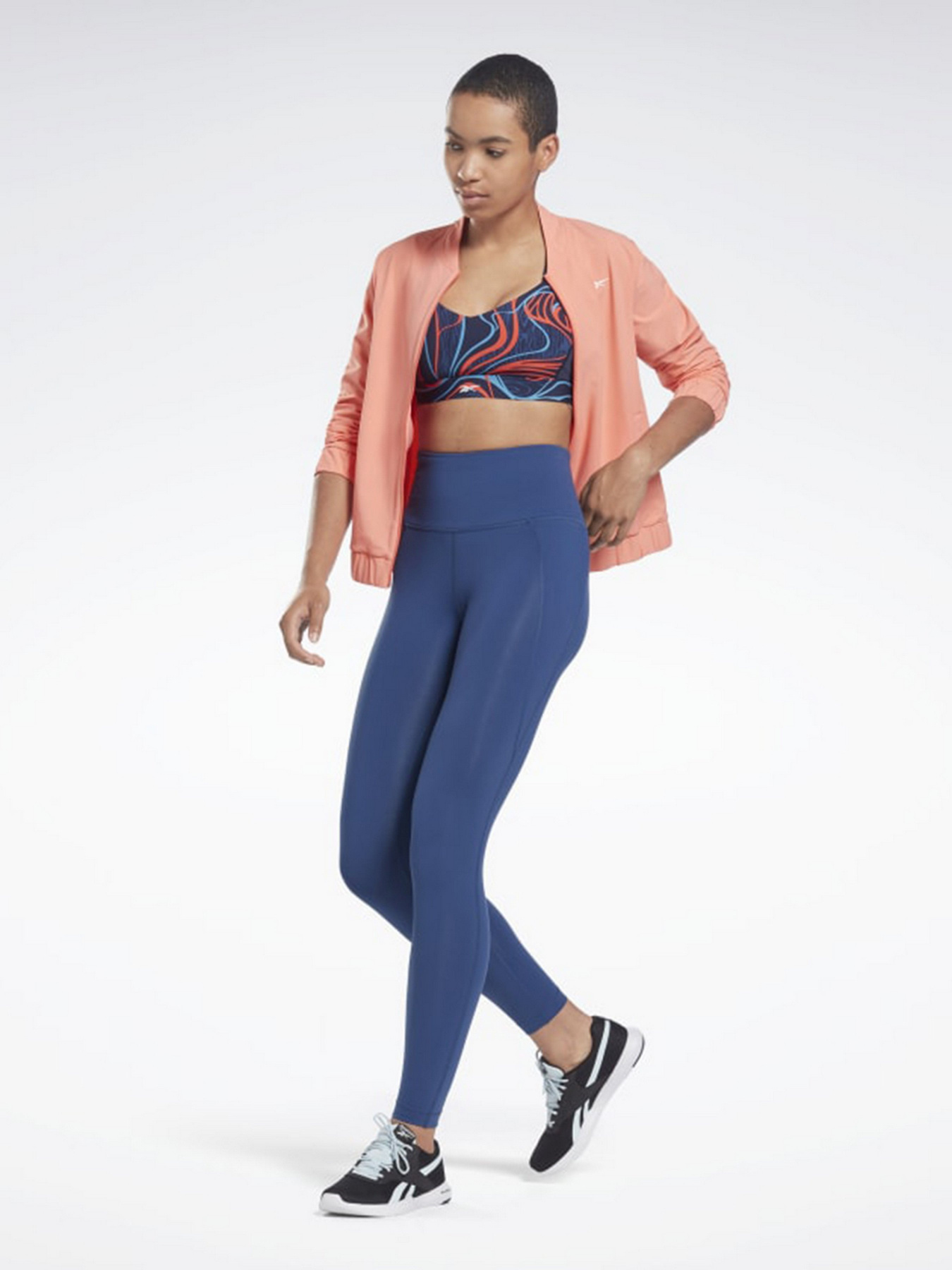 Топ спортивний Reebok Lux Nature Grown Print модель H49062 Фото