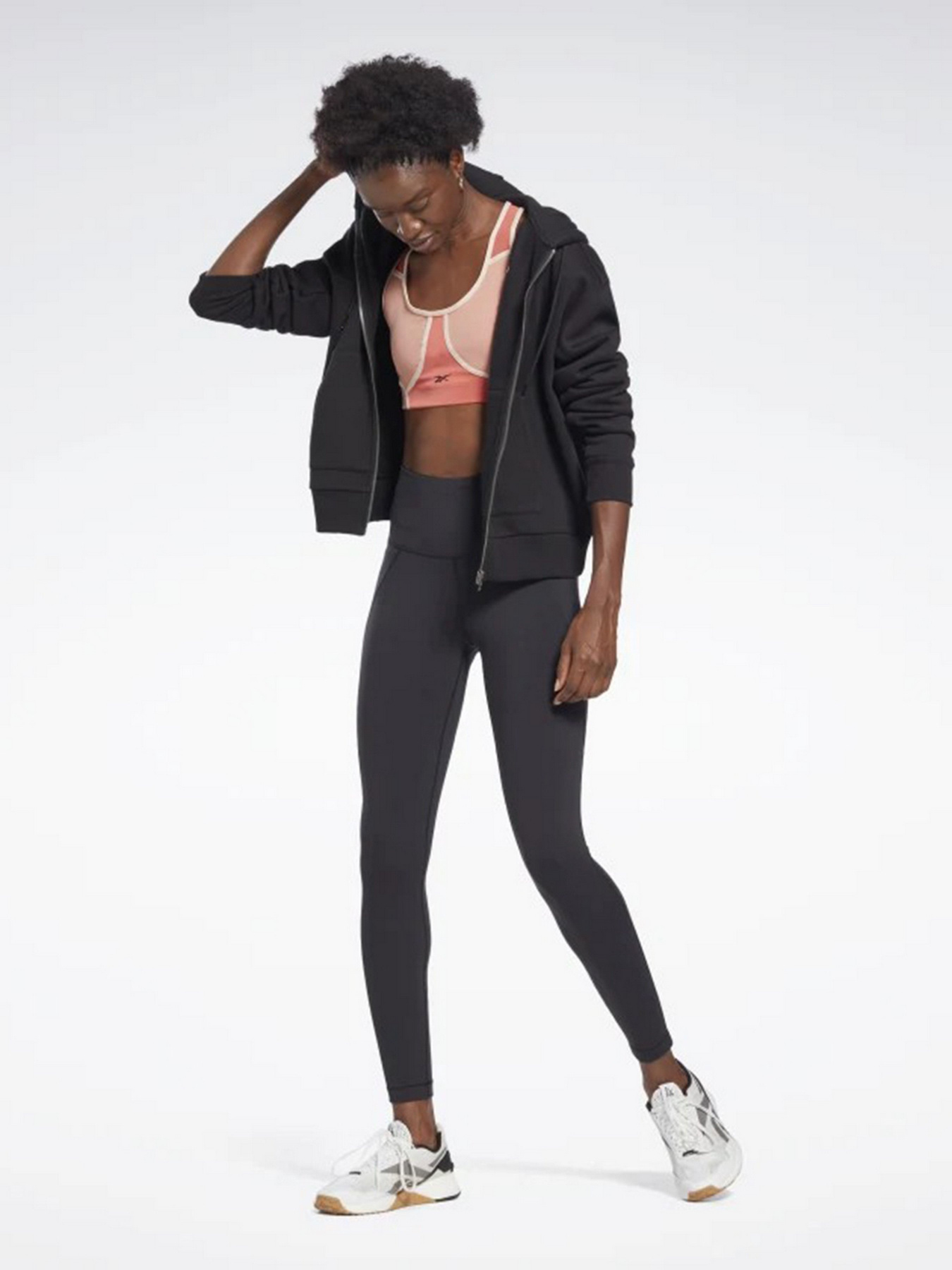 Топ спортивный Reebok Lux Racer Padded Colorblocked модель H49065 Фото