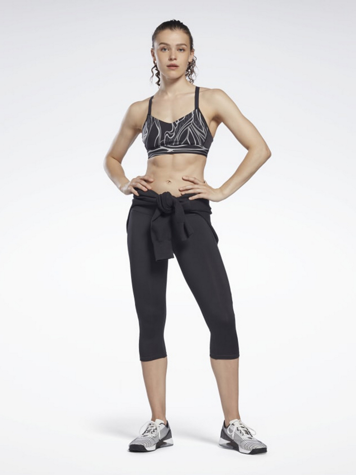 Топ спортивный Reebok Lux Nature Grown Print модель H51700 Фото