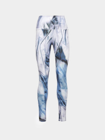 Леггинсы спортивные Reebok Lux Bold High-Waisted Liquid Abyss Print модель H51857 Фото