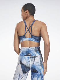 Спортивний топ Reebok Lux Strappy Liquid Abyss Print модель H51860 Фото