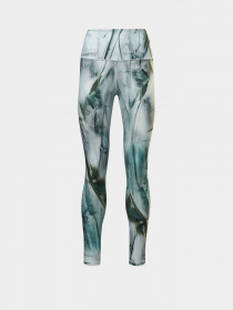 Леггинсы спортивные Reebok LUX BOLD HIGH-WAISTED LIQUID ABYSS PRINT модель H56388 Фото