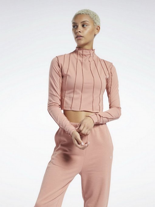 Лонгслів Reebok  CLASSICS LETTUCE EDGE SEAM Модель H58676 Фото