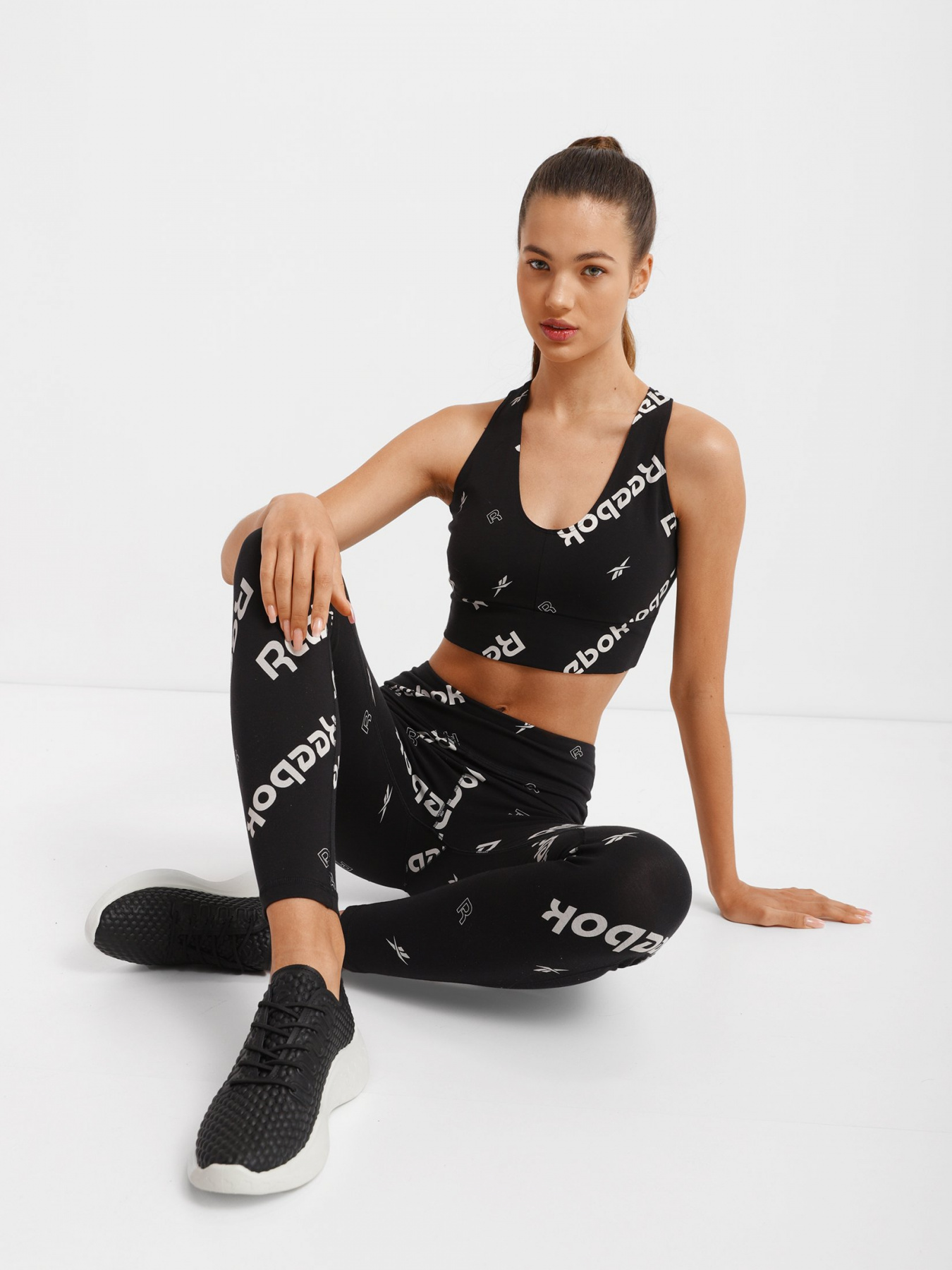 Леггинсы спортивные Reebok RI COTTON AOP TIGHT модель HA5731 Фото