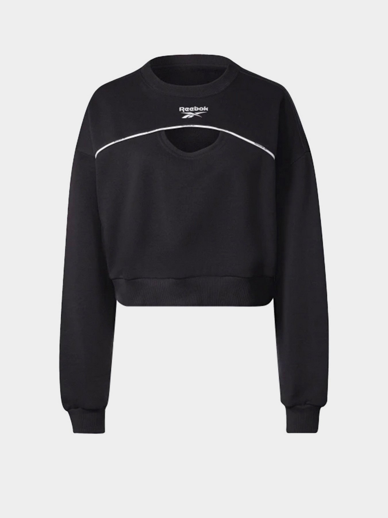 Свитшот Reebok Piping Crewneck модель HB2335 Фото