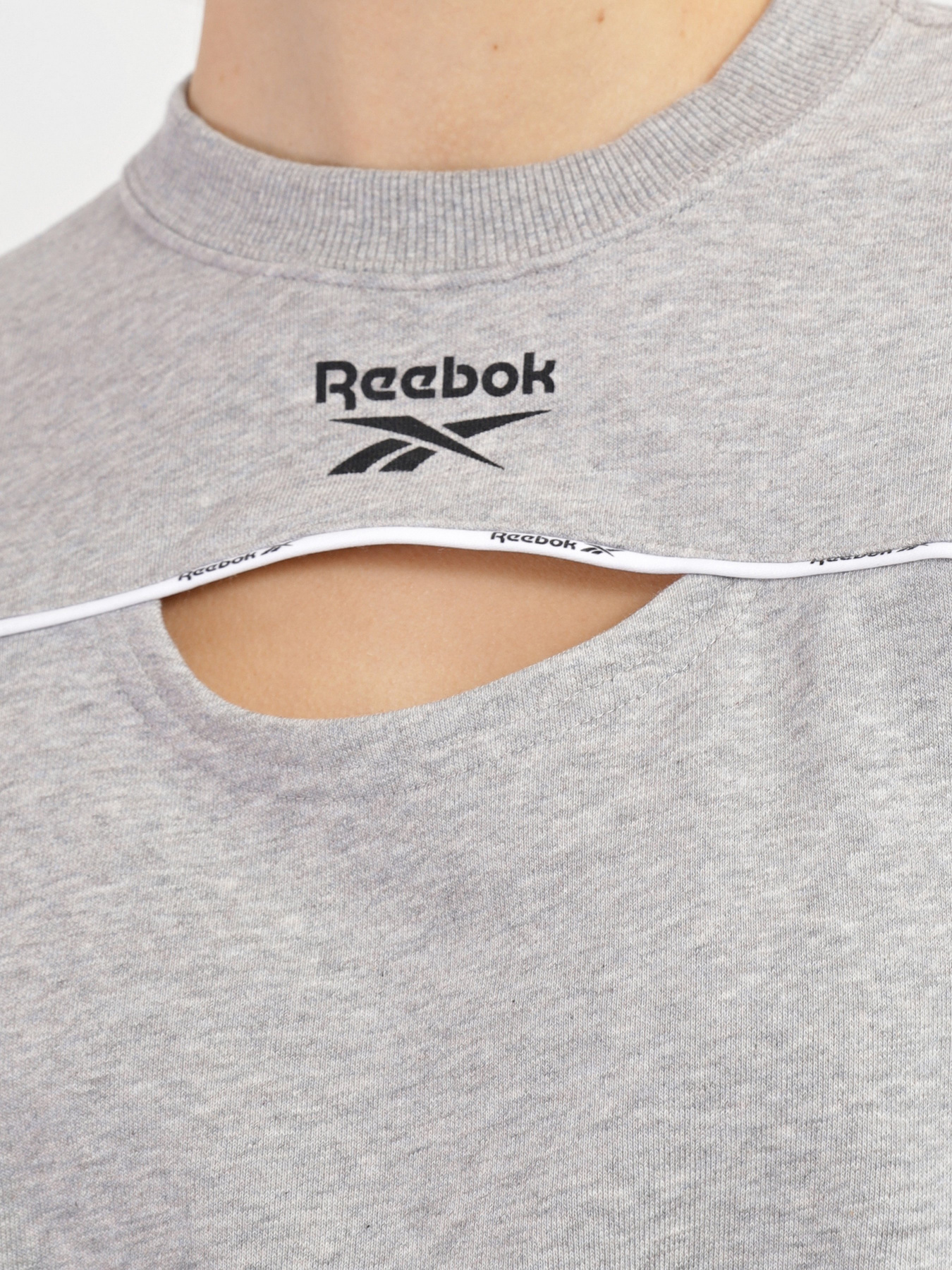 Світшот Reebok Piping Crewneck модель HB2336 Світшот Reebok Piping Crewneck модель HB2336 Фото