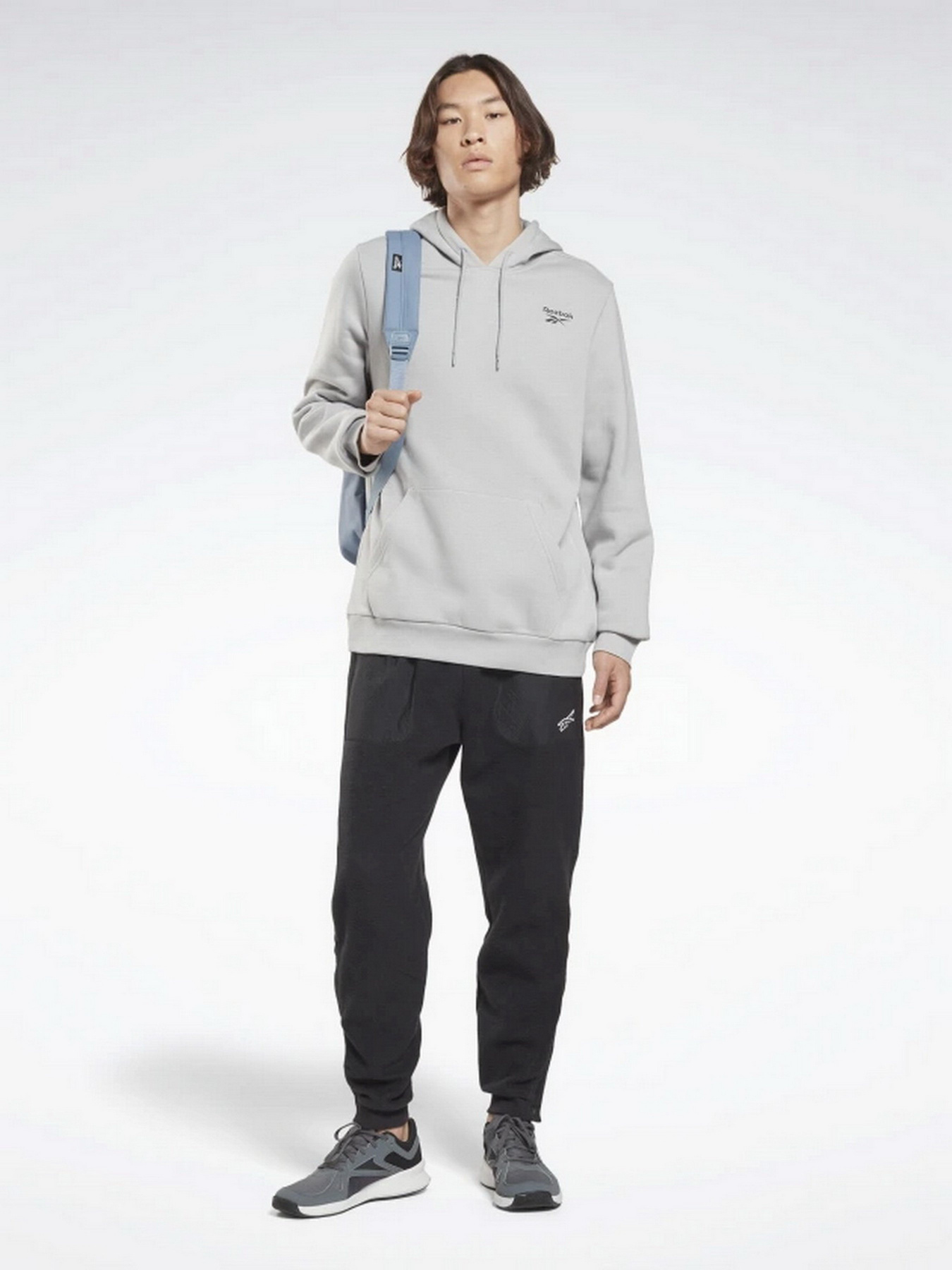 Худи Reebok Identity Fleece модель HG4449 Худи Reebok Identity Fleece модель HG4449 Фото