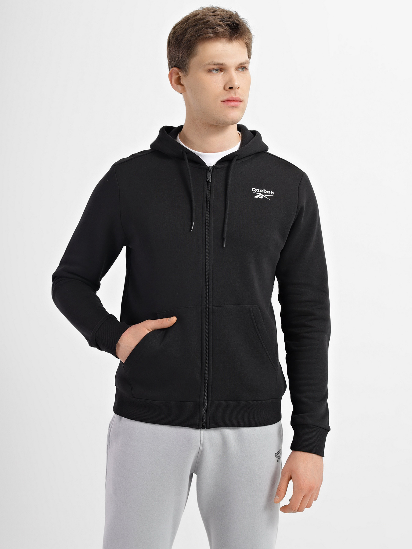 Кофта спортивная Reebok Ri Left Chest Logo модель HG4450 Фото