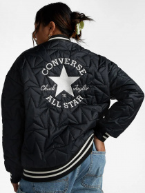Бомбер CONVERSE Classic Fit Wearers Left Star Chev Emb Fleece модель 10025223-001 Фото