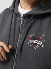 Кофта CONVERSE SKATE GRAPHIC FZ модель 10027617-010 Фото