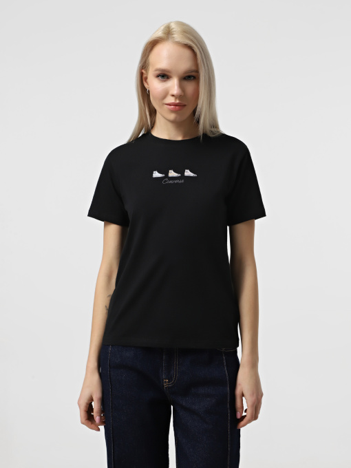 Футболка CONVERSE Chuck Taylor Graphic модель 10027753-001 Фото