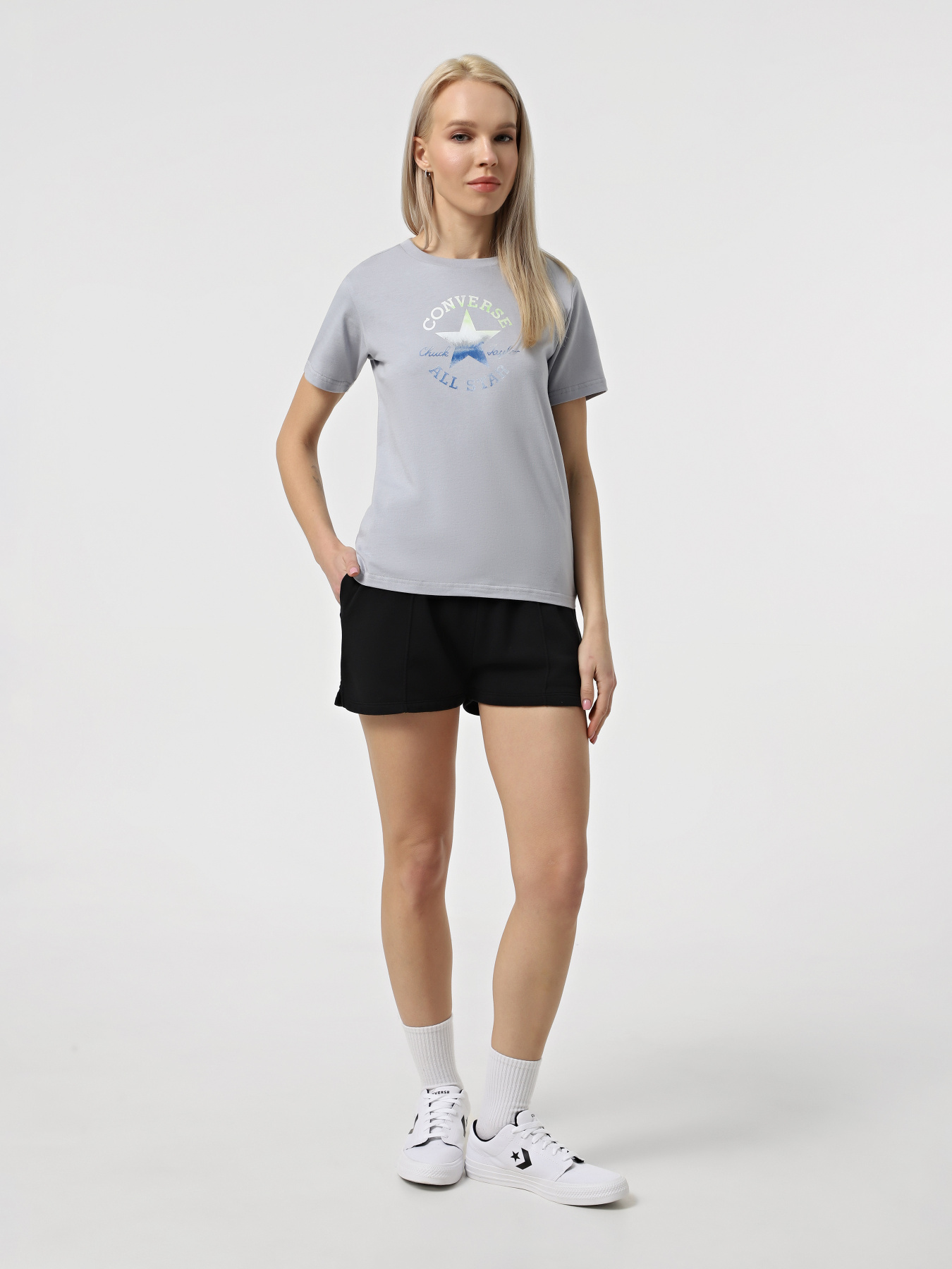 Повсякденні шорти CONVERSE STAR CHEVRON модель 10028417-001 Фото