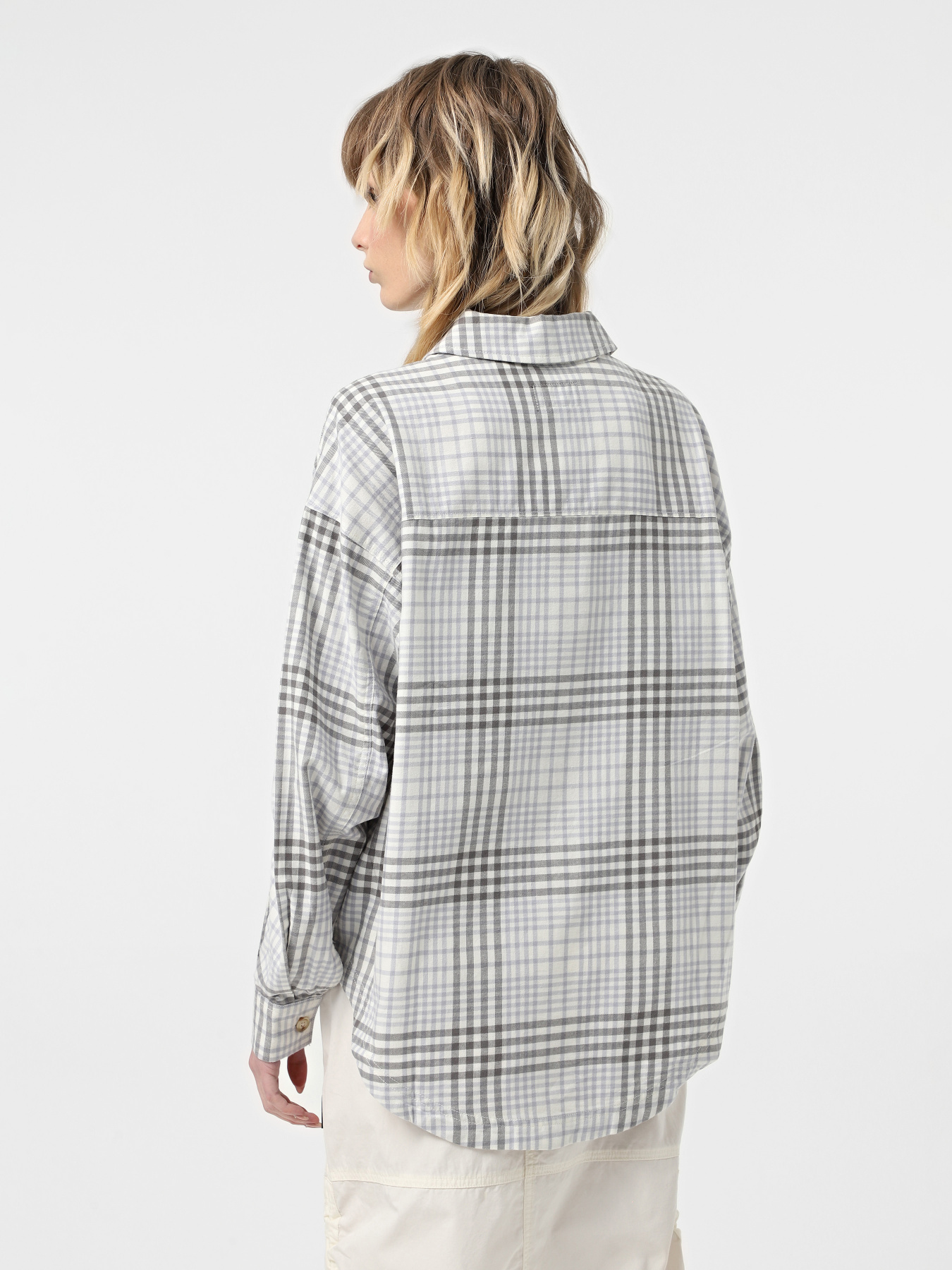 Рубашка повседневная CONVERSE SKATE LIFESTYLE FLANNEL модель 10027406-286 Фото