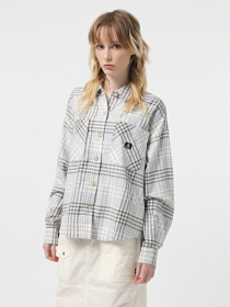 Рубашка повседневная CONVERSE SKATE LIFESTYLE FLANNEL модель 10027406-286 Фото