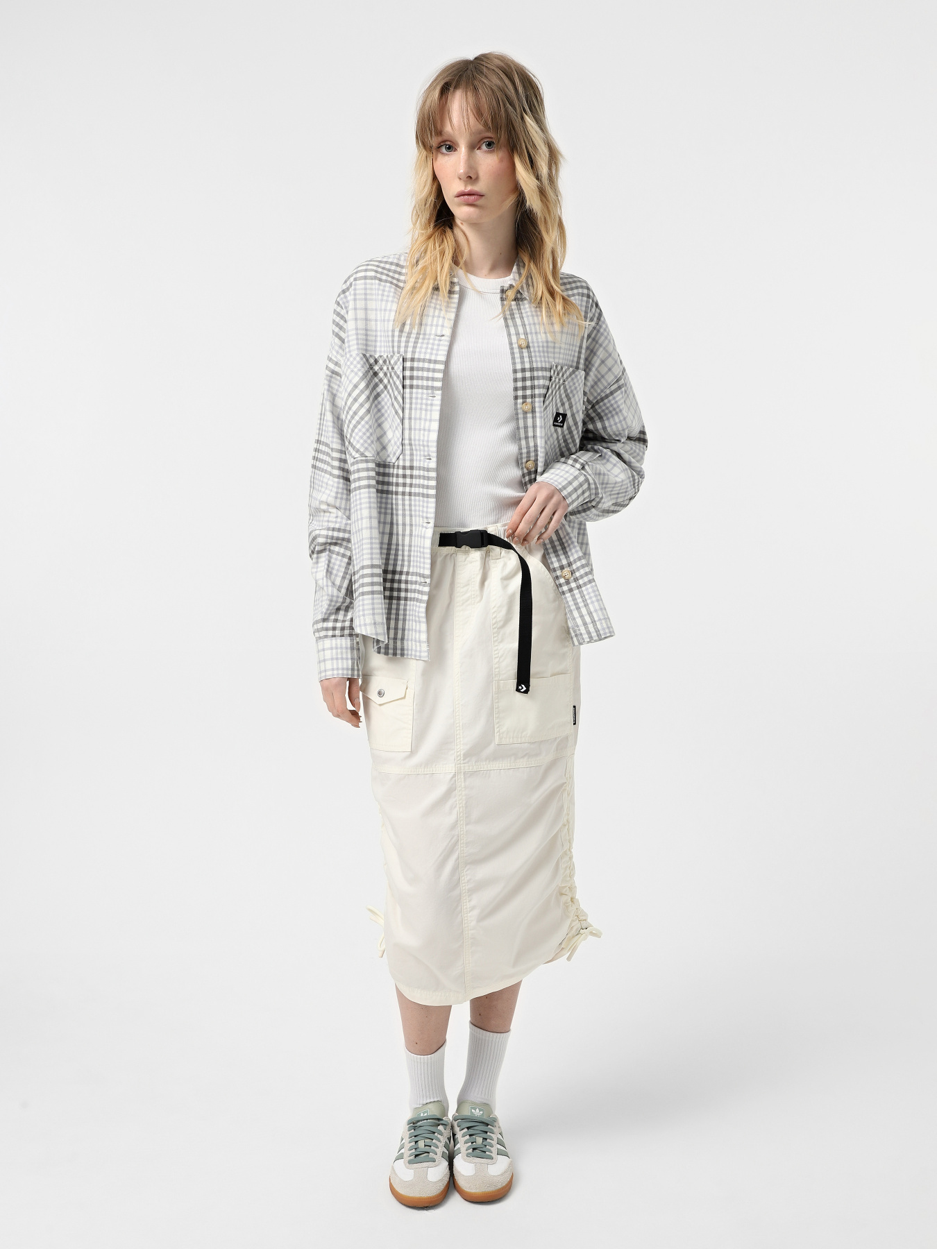 Спідниця міді CONVERSE Long Woven Cargo модель 10027412-286 Фото