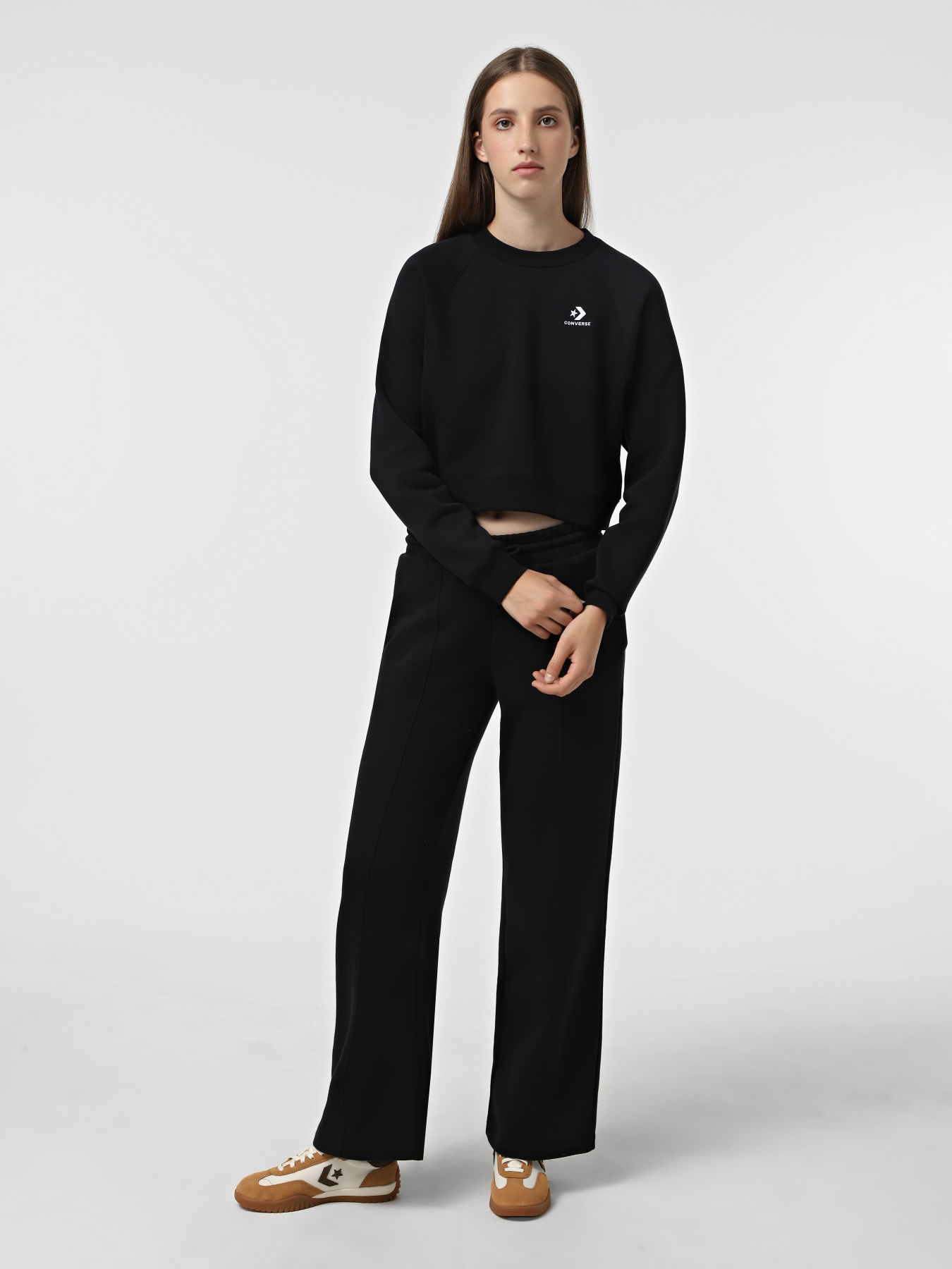 Спортивні штани CONVERSE STAR CHEVRON модель CVW5B583-BLK Фото