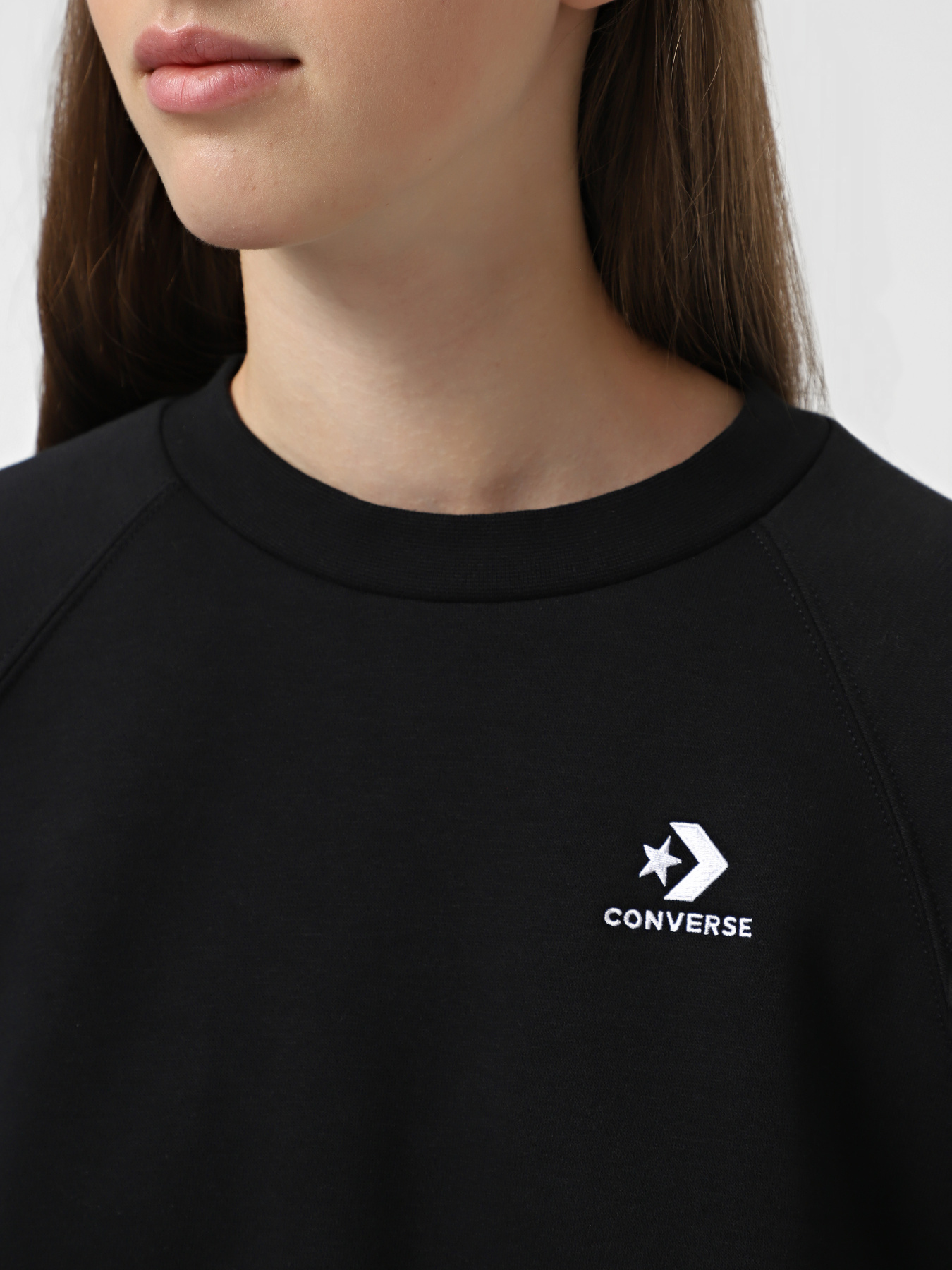 Світшот CONVERSE STAR CHEVRON модель CVW5K528-BLK Фото