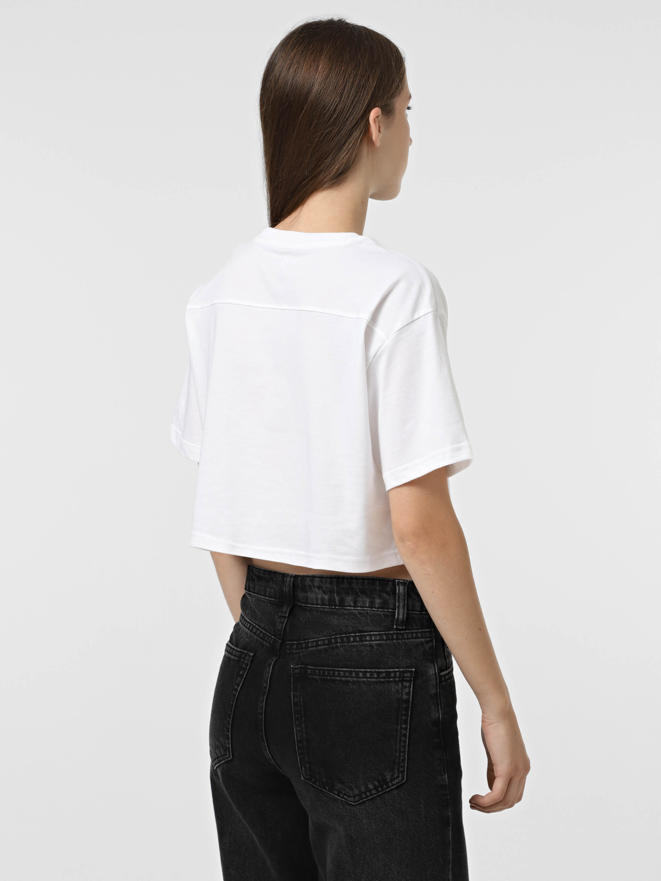 Футболка CONVERSE Star Chevron Tee модель CVW5T102-WHT Фото