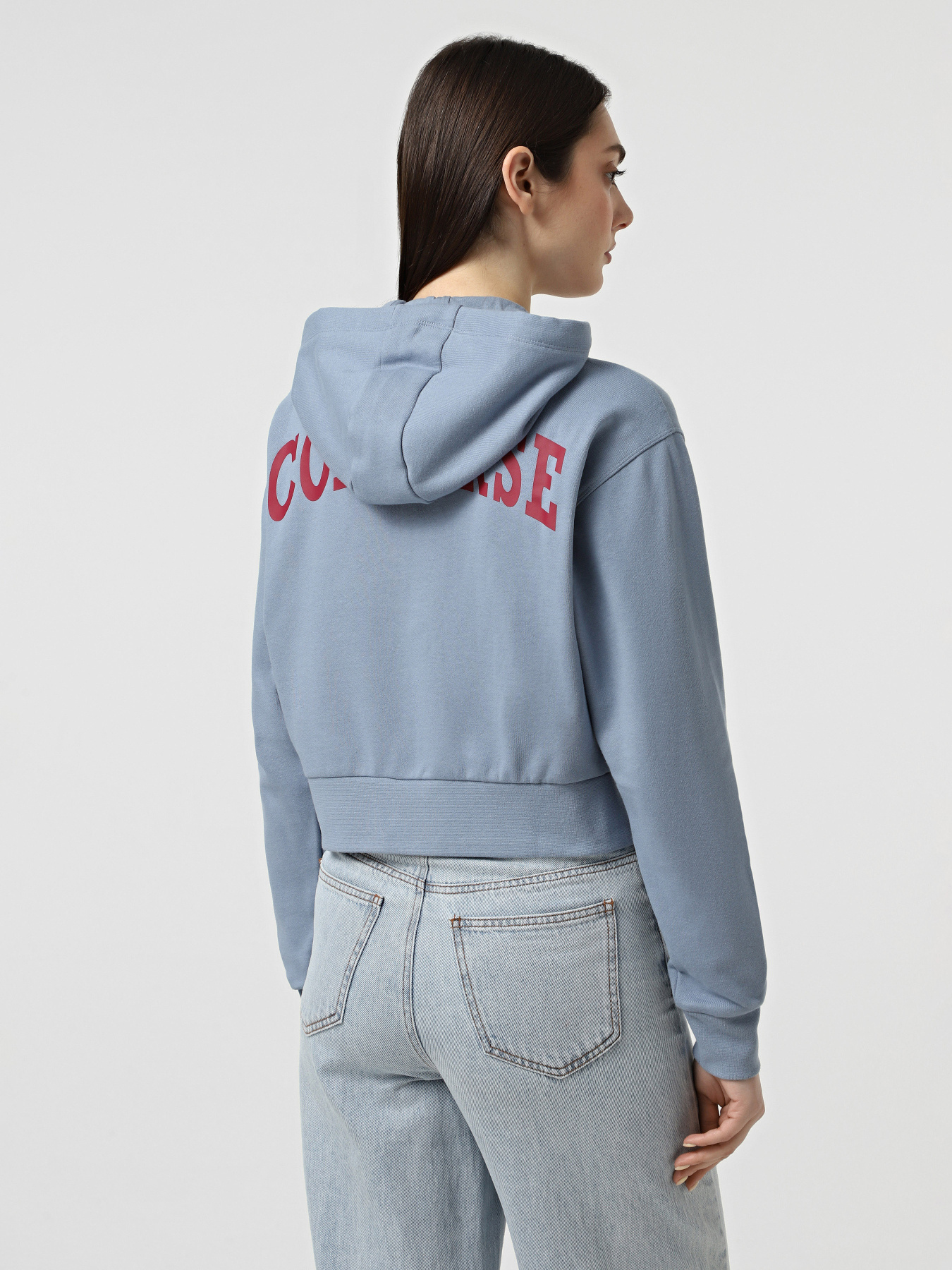 Кофта CONVERSE RETRO CHCK GRAPH FZ модель CVW5J150-MXW Фото