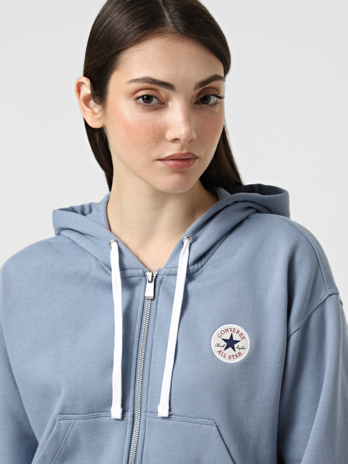 Кофта CONVERSE RETRO CHCK GRAPH FZ модель CVW5J150-MXW Фото