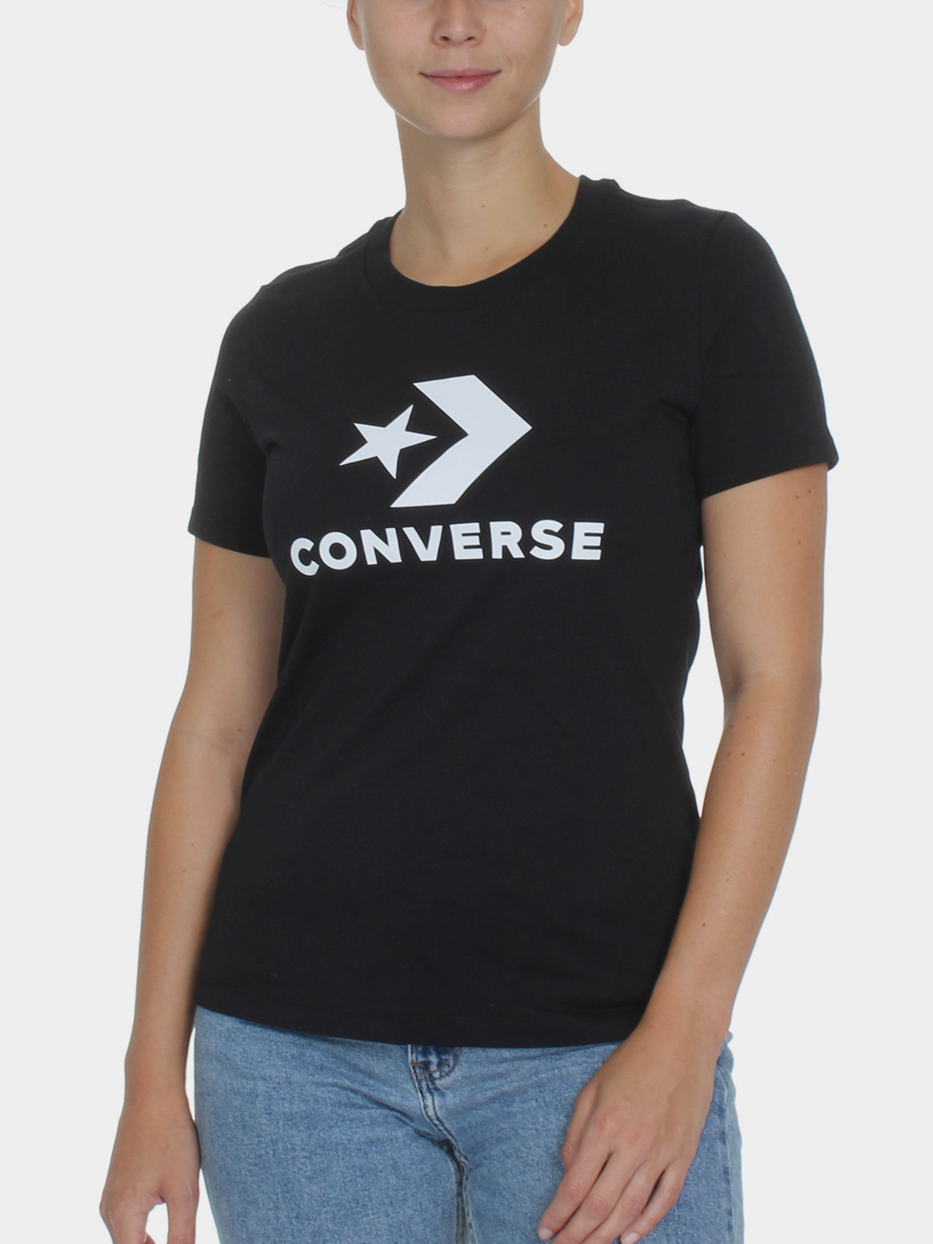 Футболки и поло CONVERSE Center Front Logo модель 10018569-001 Фото