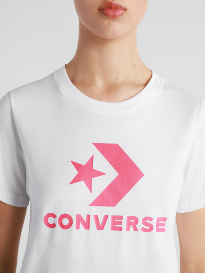 Футболки і поло CONVERSE Center Front Logo модель 10018569-101 — фото 3 - INTERTOP