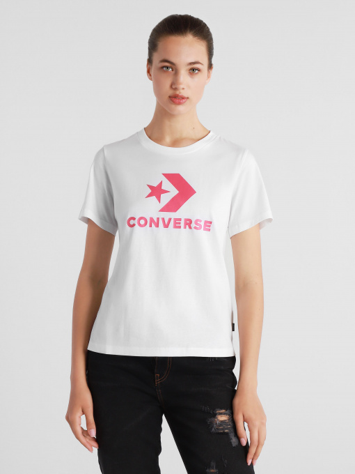 Футболки и поло CONVERSE Center Front Logo модель 10018569-101 Фото