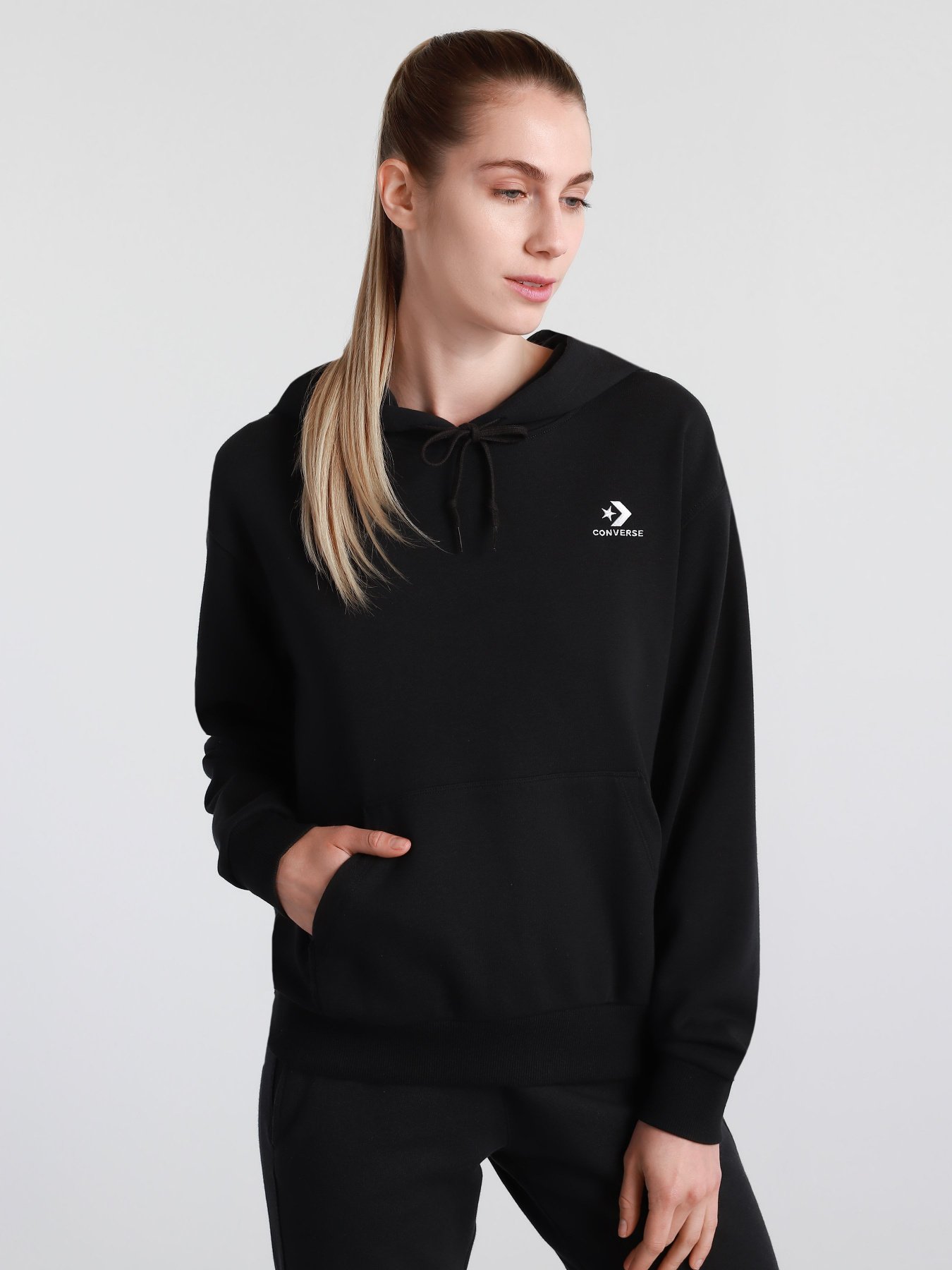 Худи CONVERSE Embroidered Star Chevron модель 10019442-001 Фото