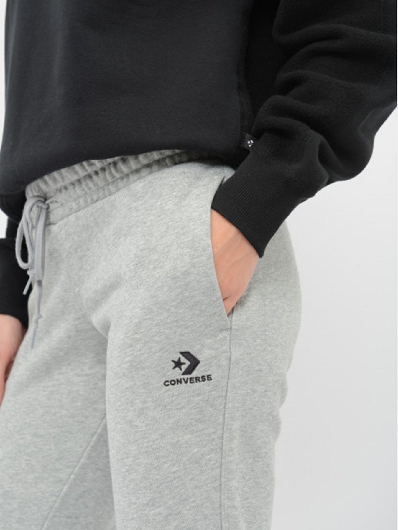 Штаны спортивные CONVERSE Embroidered Star Chevron модель 10020164-035 Штаны спортивные CONVERSE Embroidered Star Chevron модель 10020164-035 Фото